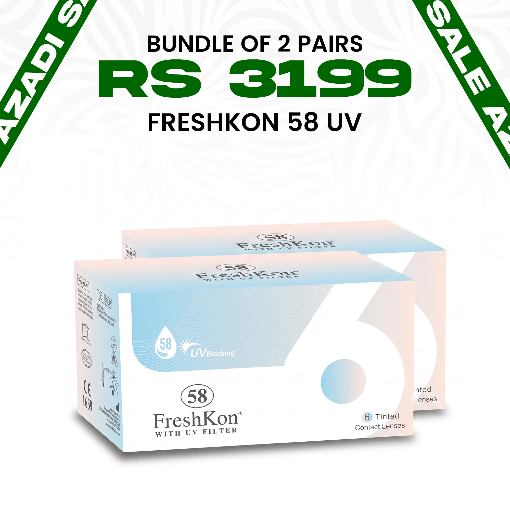 Freshkon 58 UV – Bundle of 2 Pairs